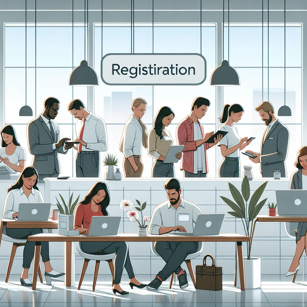 Registration process illustration